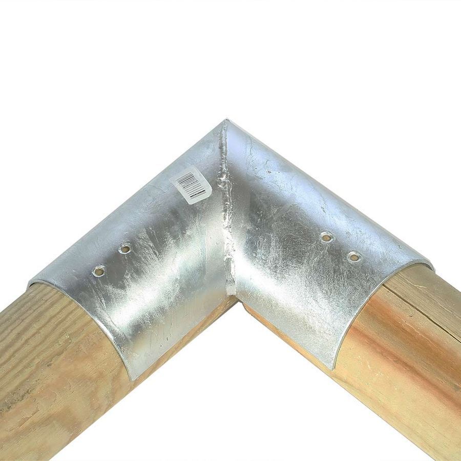 fBKNg2tXxadeCx Verbinder für Holzpfosten rund Ø 10 cm Rundholzverbinder Stahl