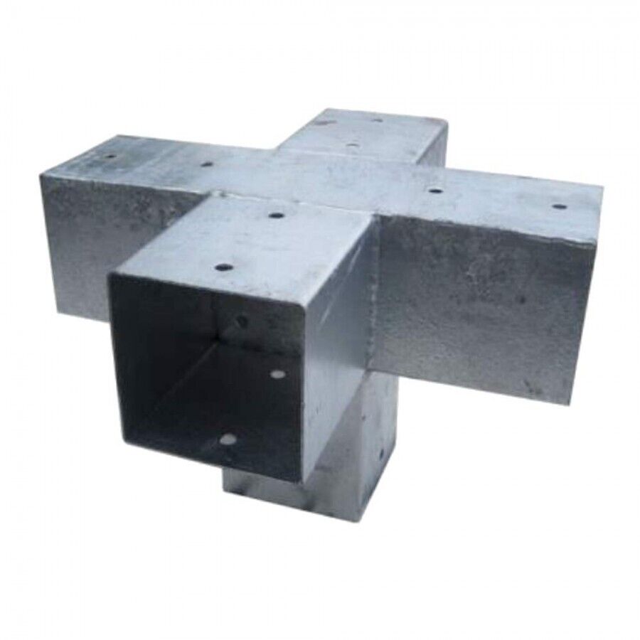 s-l1600dafVH3KsN6zzS Holzverbinder Balken 90x90 mm Pfostenecke Pfostenverbinder Verbinder aus Stahl verzinkt