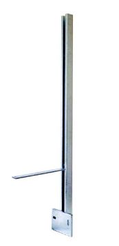 1t1n1e2SyluCld Pitzl Balkonsäule BSP C-Profil 50x40x3 mm Stirnseitig zum Andübeln feuerverzinkt Höhe