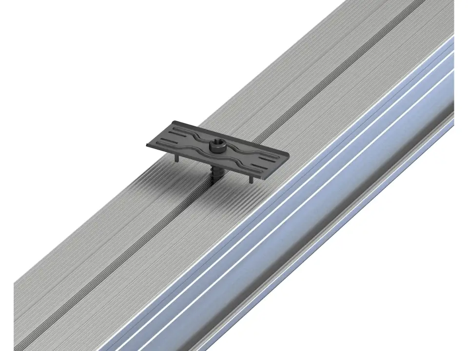 100 Stück Klammerclip CLIP EASYFIX H für gerade Nuten aus Edelstahl