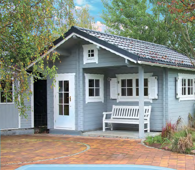 Alba-1 Premium Gartenhaus Alba 2