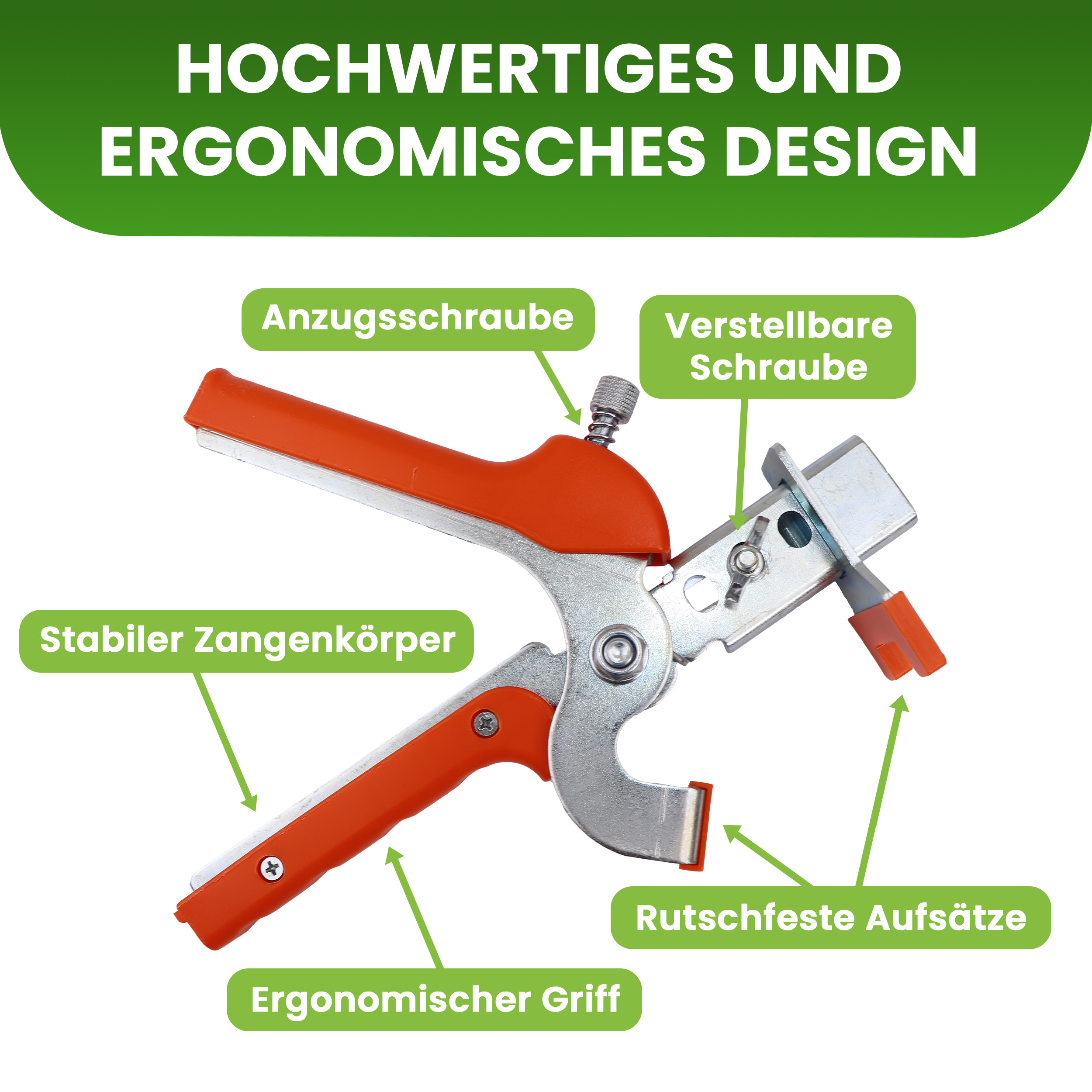 2HmBMHSjPXncfE Nivellierzange für Fliesen Nivelliersystem Installationswerkzeug Verlegesystem