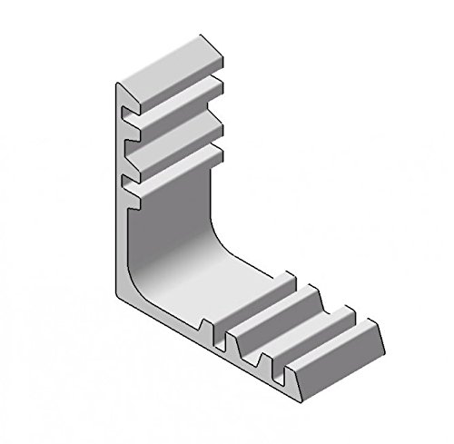 1-Stuck-T-Verbinder-30-mm_2 T-Verbinder 30 mm für 38x45 mm Aluschiene L inkl. 2 Bohrschrauben MADE IN GERMANY