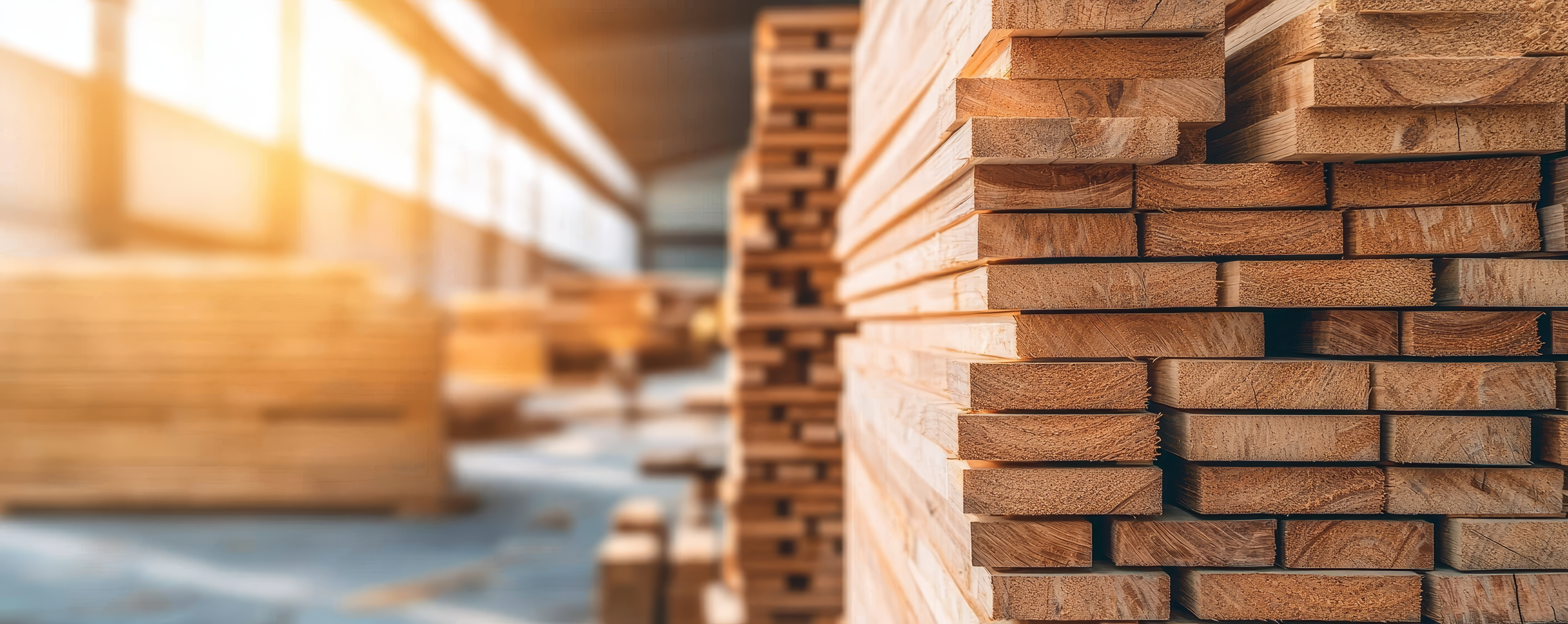 AdobeStock_1073342224 Stapel mit geschnittenen Latten