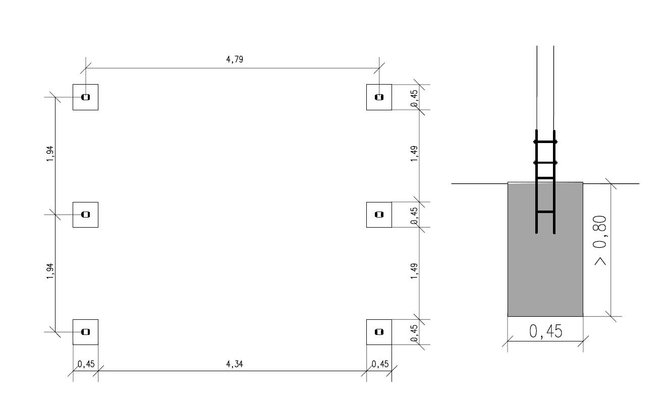 Unbenannt0qkHTCUIBqOtT Doppelcarport Flachdach B500 x T500 cm Bausatz ohne Dacheindeckung Pfosten 12x12cm Carport Basic