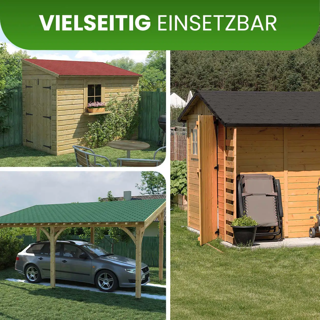 Bitumenschindeln 2 m²