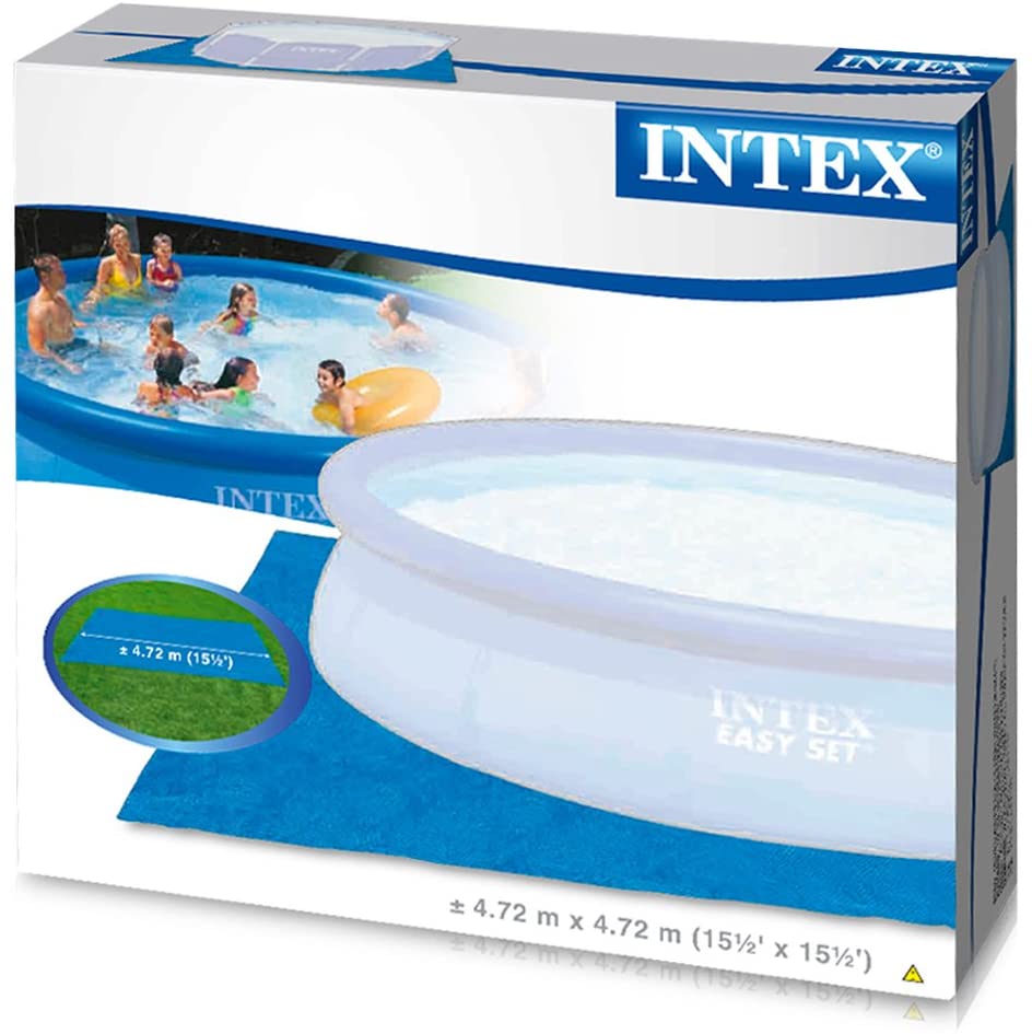 Intex Pool Ground Cloth - Pool Bodenplane - 4,72 m² - Für Easy Set und Frame Pools von 244 - 457 cm