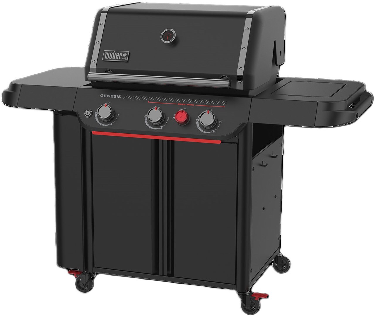 Weber Genesis Stealth E-330WR Gasgrill mit Drehspieß & Sear Zone