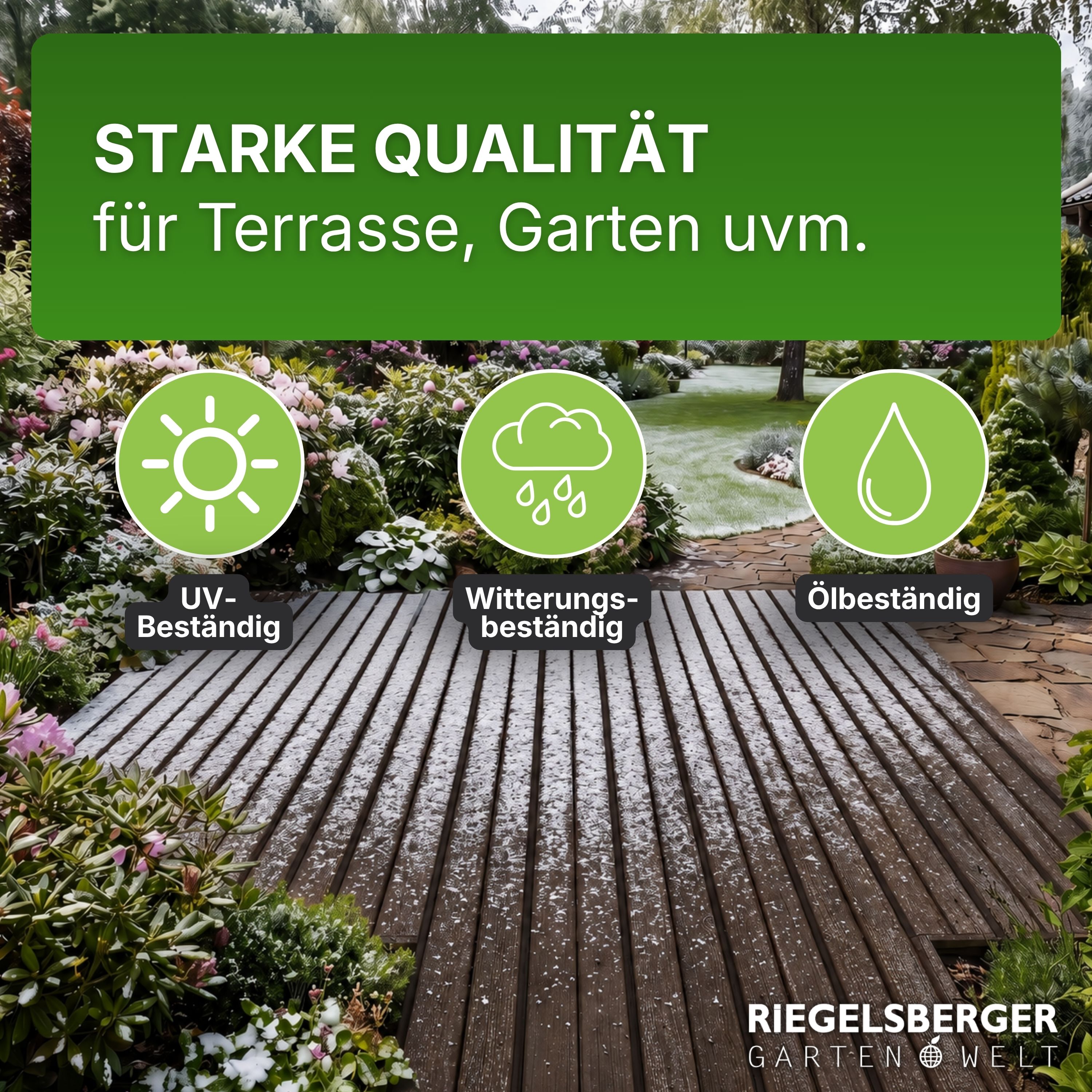Terrassenfugenband 1 m 7–10 mm dunkelbraun aus TPE