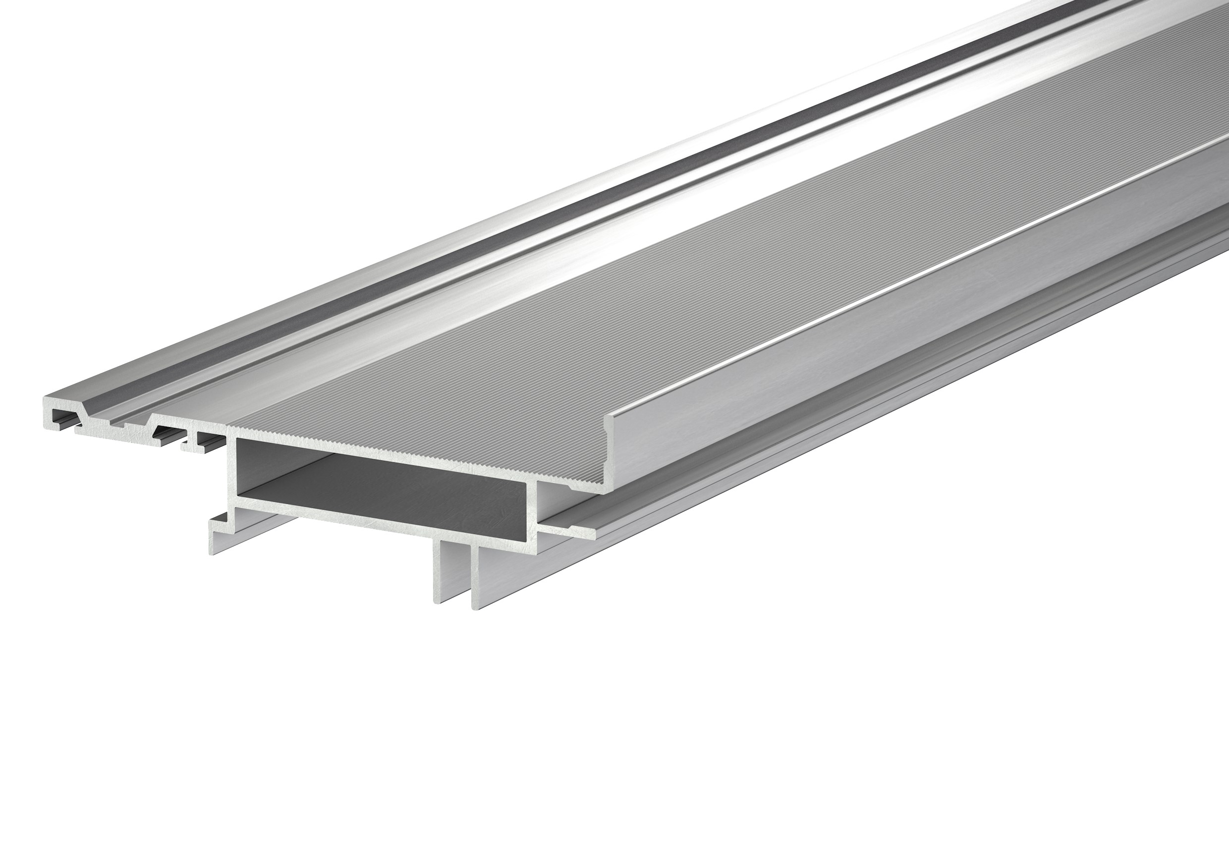 Randabschlussprofil 115x35x4000mm für ecofix Aluschienen 23/38 mm