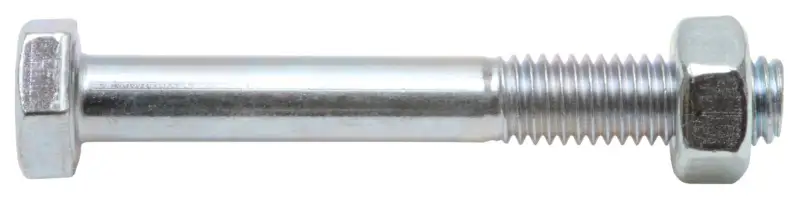 Maschinenschrauben mit Muttern 10x120 (Stahl verzinkt (1 Stück) - 078 10 120 78)