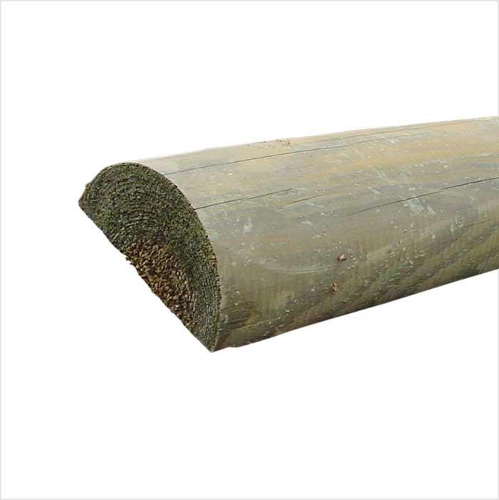 querriegel Querriegel kdi Ø 9 cm, 300 cm Länge halbrund Zaunriegel