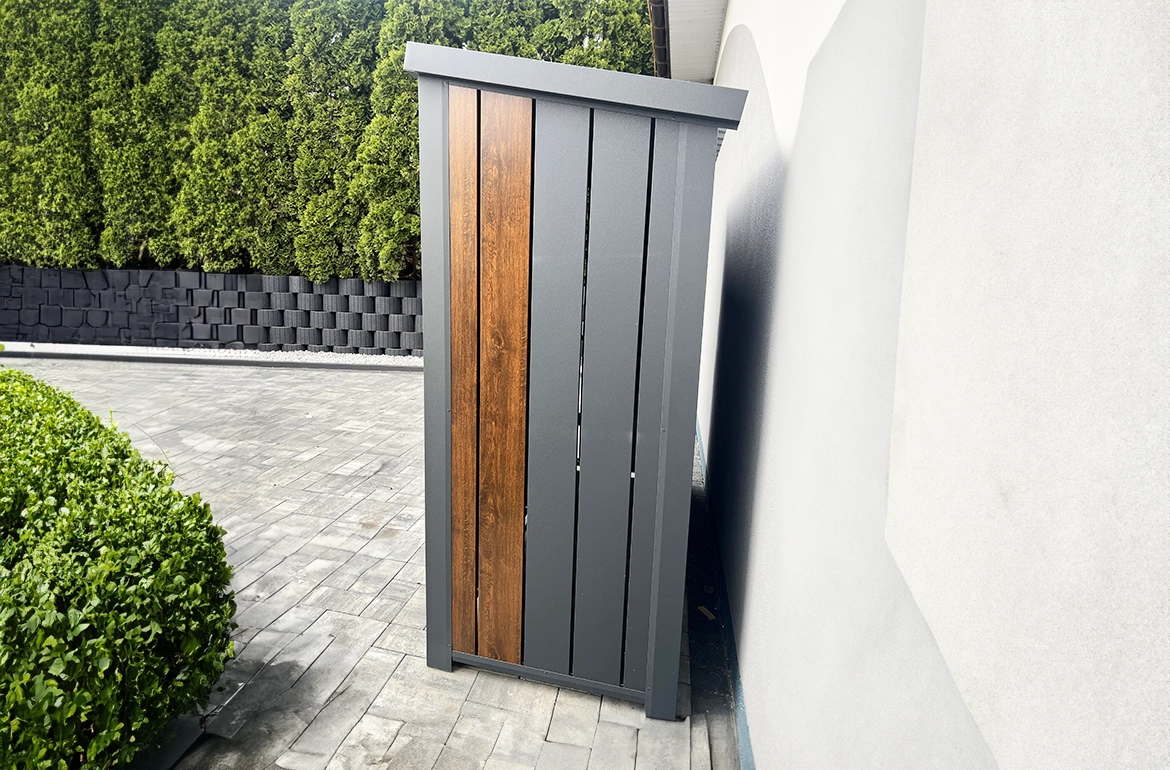 Moderner Metall-Gartenschrank HAYDEN