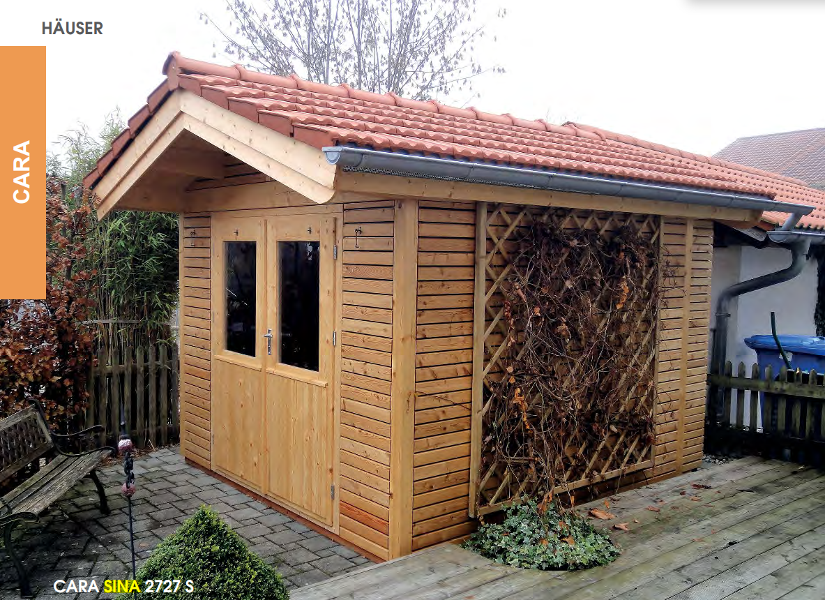 Cara-Sina-2727-S Premium Gartenhaus Cara Sina 2727 S