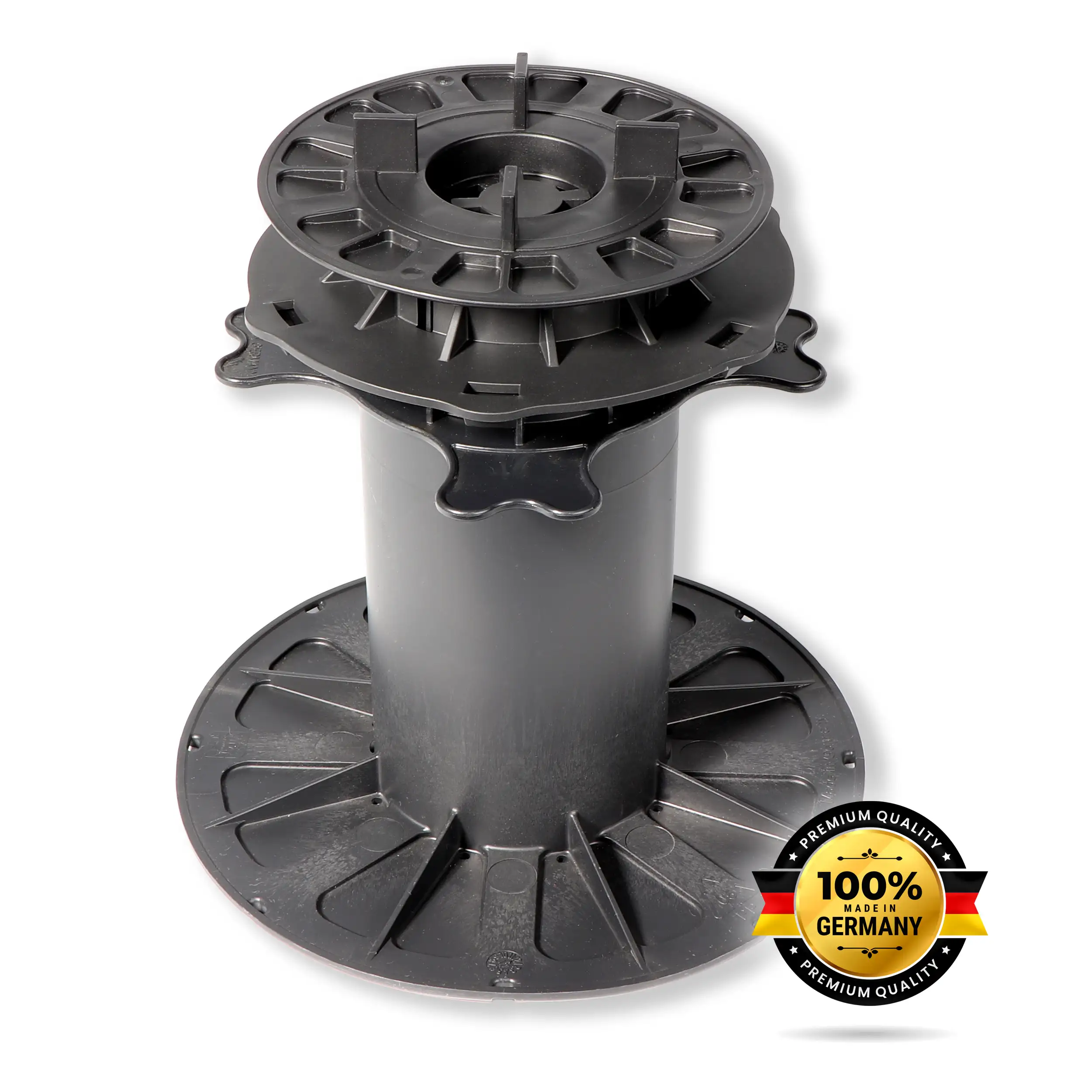 Premium Plattenlager 200–300 mm mit Gefälleausgleich für Terrassenplatten, 18 Stück