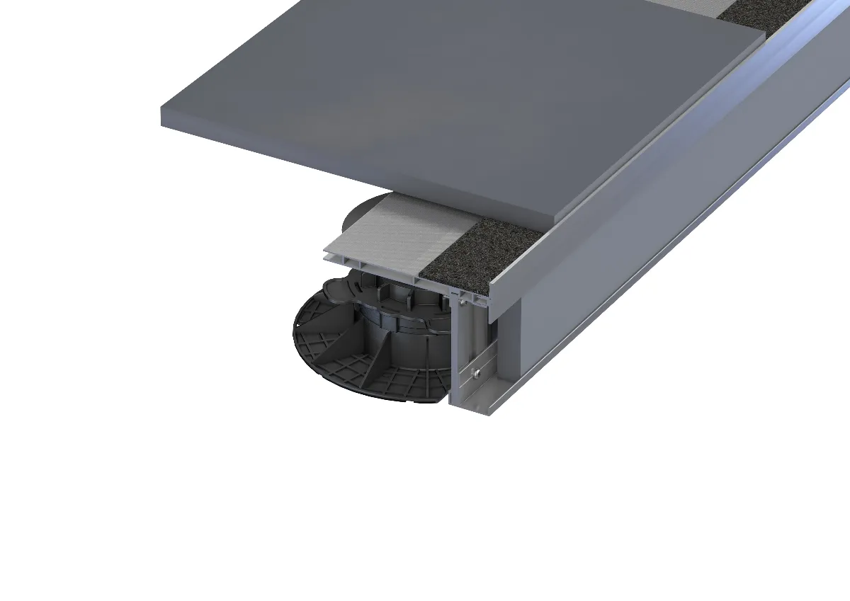 Randabschluss für Plattenlager PRO Seitenverblendung