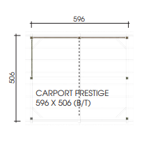 Prestige-5950-S-3 Premium Carport Prestige 5950 S