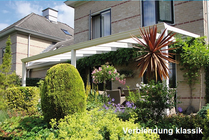 primeline_1mGi61Y3b1pYnp Premium Aluminium Terrassenüberdachung Glas 8mm klar, MADE IN GERMANY ALU - Überdachung