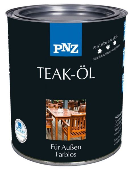 PNZ Teak-Öl, Gebinde: 0,75L, Farbe: Natur (farblos)