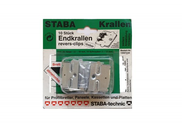 STABA - Endkrallen 10 Stück