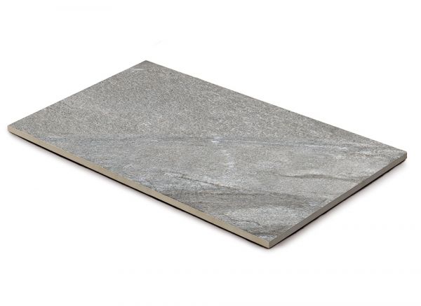 MUSTERSTÜCK KERAMIKPLATTE ETNA DARK GREY 20x20x2 cm FEINSTEINZEUG MODERN