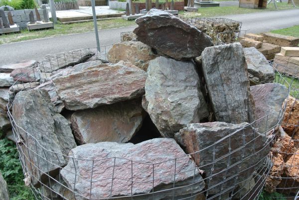 Violetto Schiefer Naturstein Brocken Dekostein Kiloware