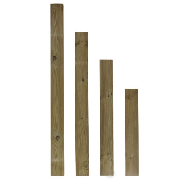 Zaunlatten Kiefer imprägniert Holz Zaun Latte Stakete Zaunbrett Typ E (20x70 mm) |