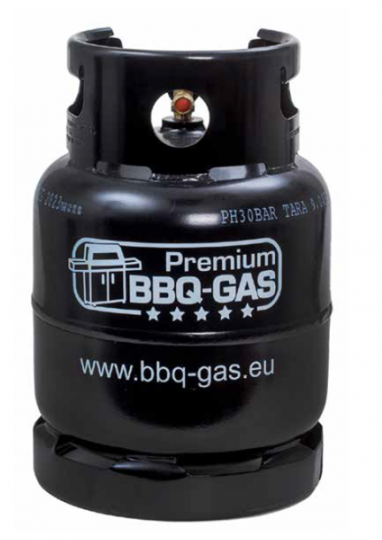 BBQ Gasflasche (Kaufflasche) 11 kg schwarz (79,99 €) inkl. Füllung Brenngas 11 kg (41,99 €) Gas