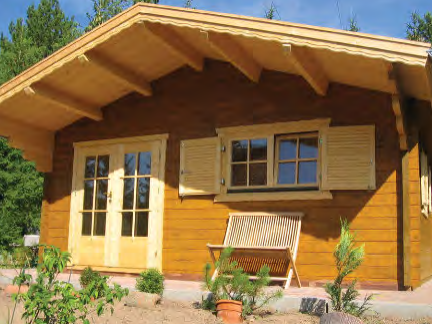 Premium Gartenhaus Montana