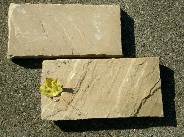 Sandstein 20 x 40 cm California Breeze, 23-35 mm Dicke, Restposten