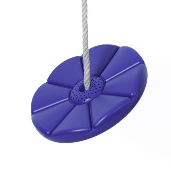 Tellerschaukel BLAU Affenschaukel aus Kunststoff, Ø 280 x 40 mm, für eine Schaukelhöhe 1,80 bis 2,50