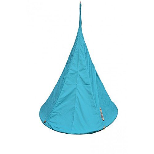 Hang-In-Out P1010 Cacoon Zelt-Tür Turquoi für SINGLE Hängesessel, Hellblau