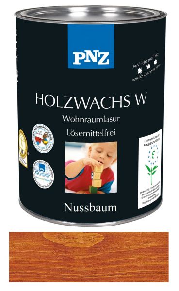 PNZ Holzwachs W lösemittelfrei, Gebinde: 2.5L, Farbe: Nussbaum