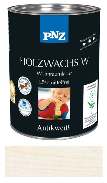 PNZ Holzwachs W lösemittelfrei, Gebinde: 2.5L, Farbe: Antikweiß