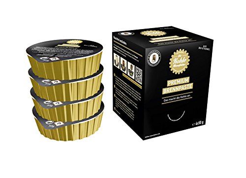 Kohle Manufaktur Brennpaste Set 200 gr. für Premium Grillbriketts RAUCHFREI* anzünden