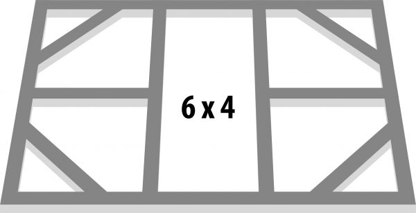 Fundamentbodenrahmen "Globel" 6x4