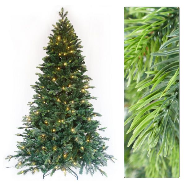 Künstlicher Weihnachtsbaum 120 cm Bontree Tanne mit 110 LED beleuchtet