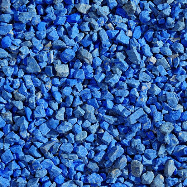 5 kg Bunte Dekosteine Azzurro 12-16 mm Deko gefärbte Mosaiksteine COLORATO Steine Color Splitt Deko