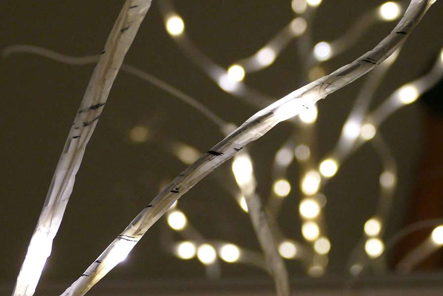 LED Lichterbaum Birke zur Weihnachtsbeleuchtung