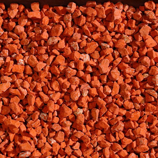 5 kg Bunte Dekosteine Arancione 12-16 mm Deko gefärbte Mosaiksteine COLORATO Steine Color Splitt