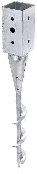 Eindrehhülse Basic 71 mm feuerverzinkt Eindrehanker für Pfosten 70 x 70 mm