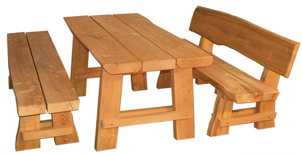 Tisch Bodensee 170 x 80 x72 cm Robinie vorgeölt Gartentisch
