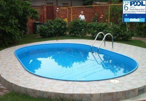 MyPool Ovalbecken-Poolset Premium Ø 700 x 350 x 120 cm Tiefbecken Sandfilteranlage