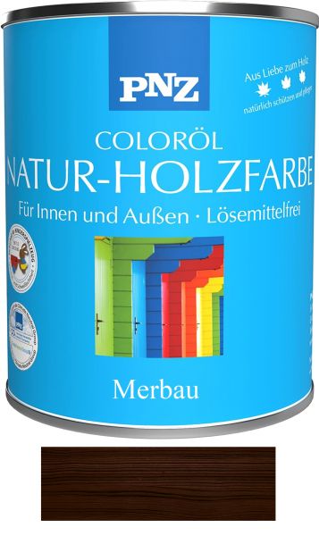 PNZ Natur-Holzfarbe Coloröl, Gebinde: 2.5L, Farbe: Merbau