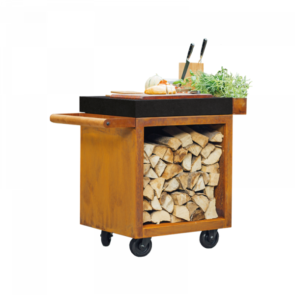 Mise en Place Table Corten 65 PRO Keramik Dunkelgrau