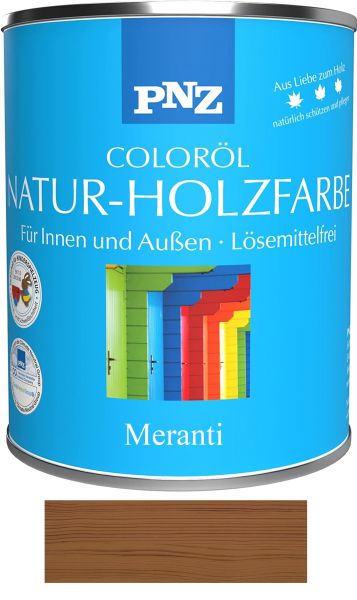 PNZ Natur-Holzfarbe Coloröl, Gebinde: 2.5L, Farbe: Meranti