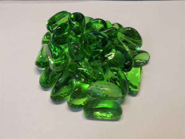 Glasnuggets 5 kg Vetro Verde Glasdekosteine 10-20 mm Deko Mosaiksteine Glassteine Glas Made IN Italy
