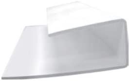 U-Abschlussprofil Basic aus Kunststoff Weiß 9 x 30 mm für Fassadenpaneele Länge
