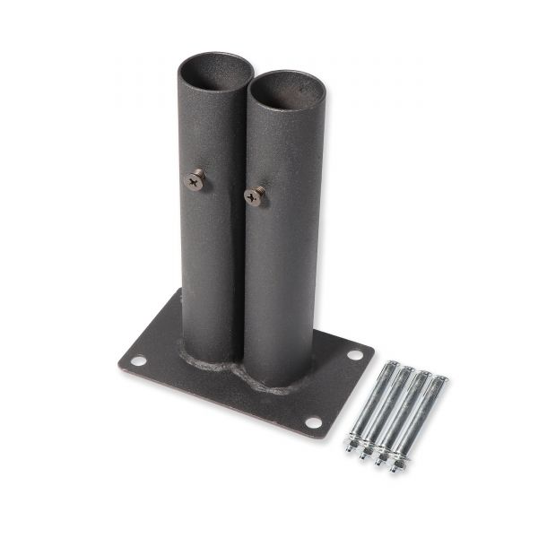 Doppelverbindungshülse für Lamellenzäune mit Rohrdurchmesser 30 mm Aufschraubhülse Metall