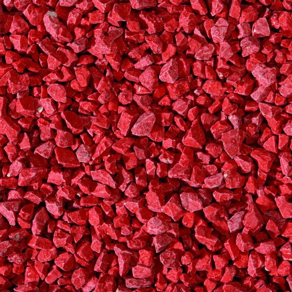 5 kg Bunte Dekosteine Rosso 12-16 mm Deko gefärbte Mosaiksteine COLORATO Steine Color Splitt Deko